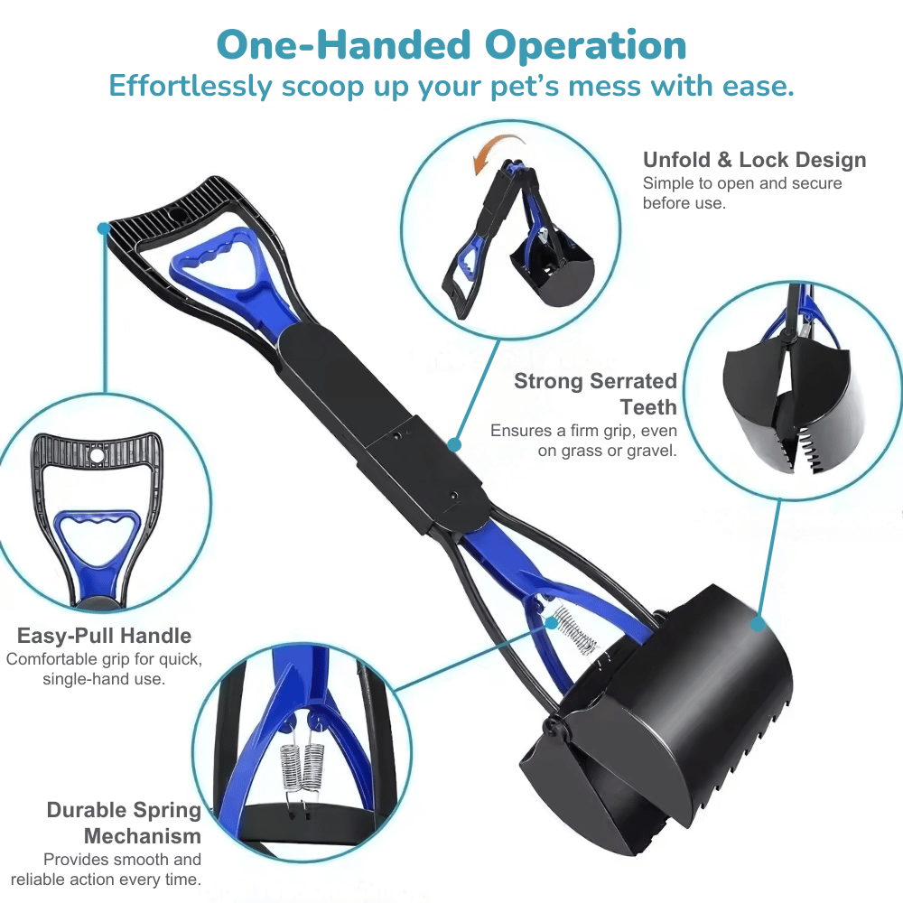 Easy-Pick Pooper Scooper features