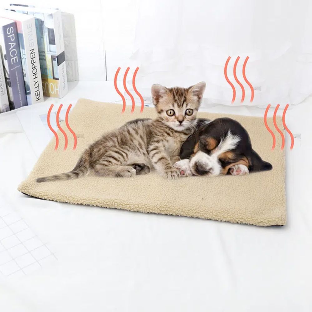 Self-Warming Pet Mat – Cozy & Non-Electric Warmth for Pets - Yappyboo