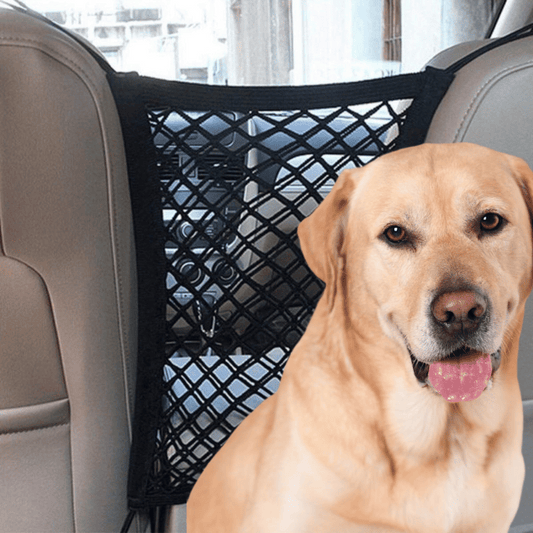 Premium Pet Car Net Barrier – Safe & Stretchable Partition for Pets and Kids