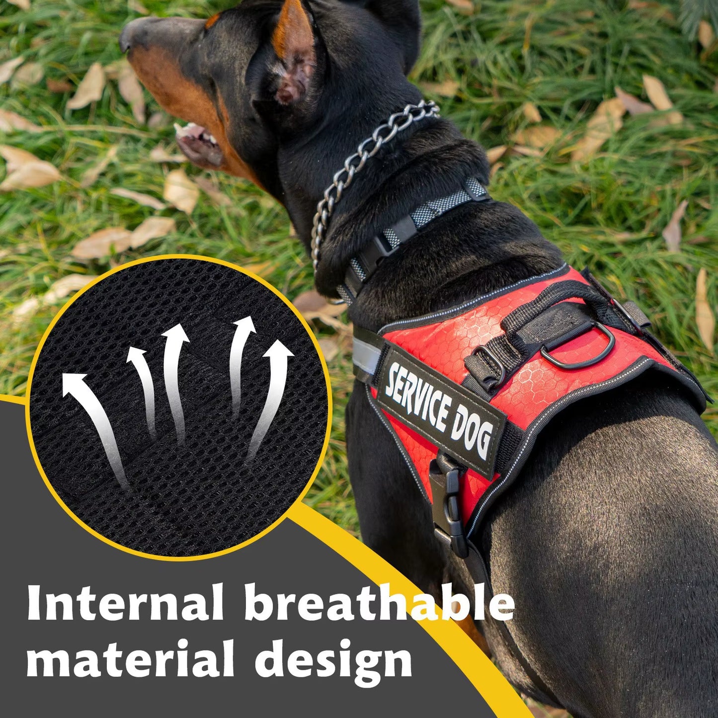Reflective Dog Walking Harness