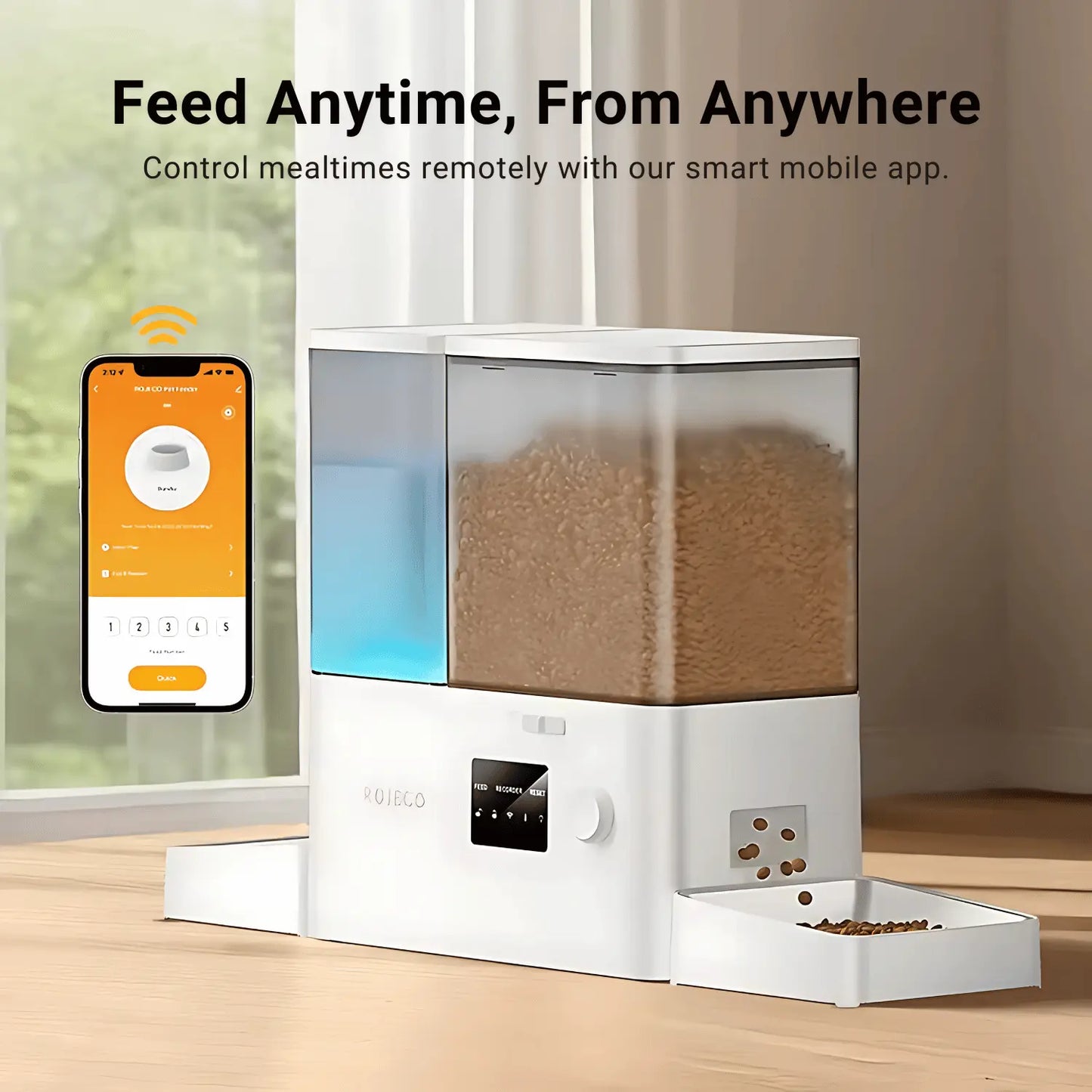 2 in 1 Automatic Pet Feeder with Water Fountain 8.5L