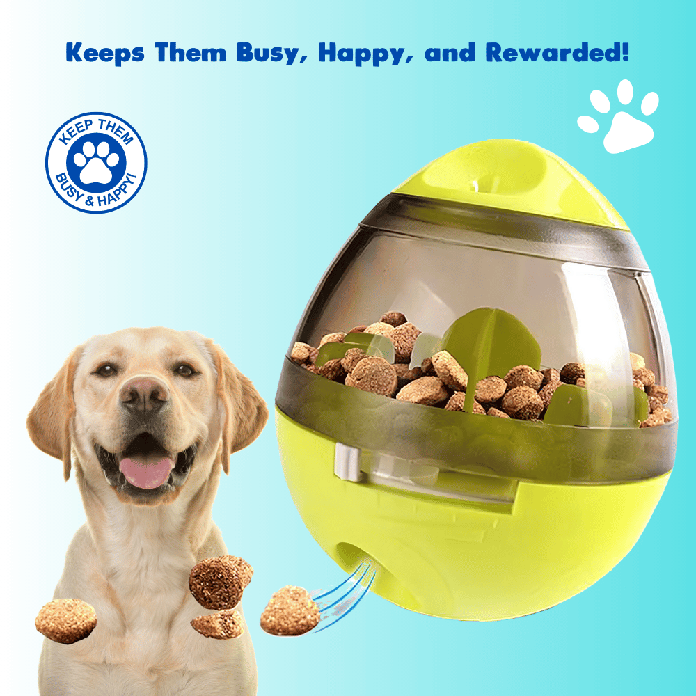 Interactive Treat Dispensing Tumbler Toy for Cats & Dogs - Yappyboo