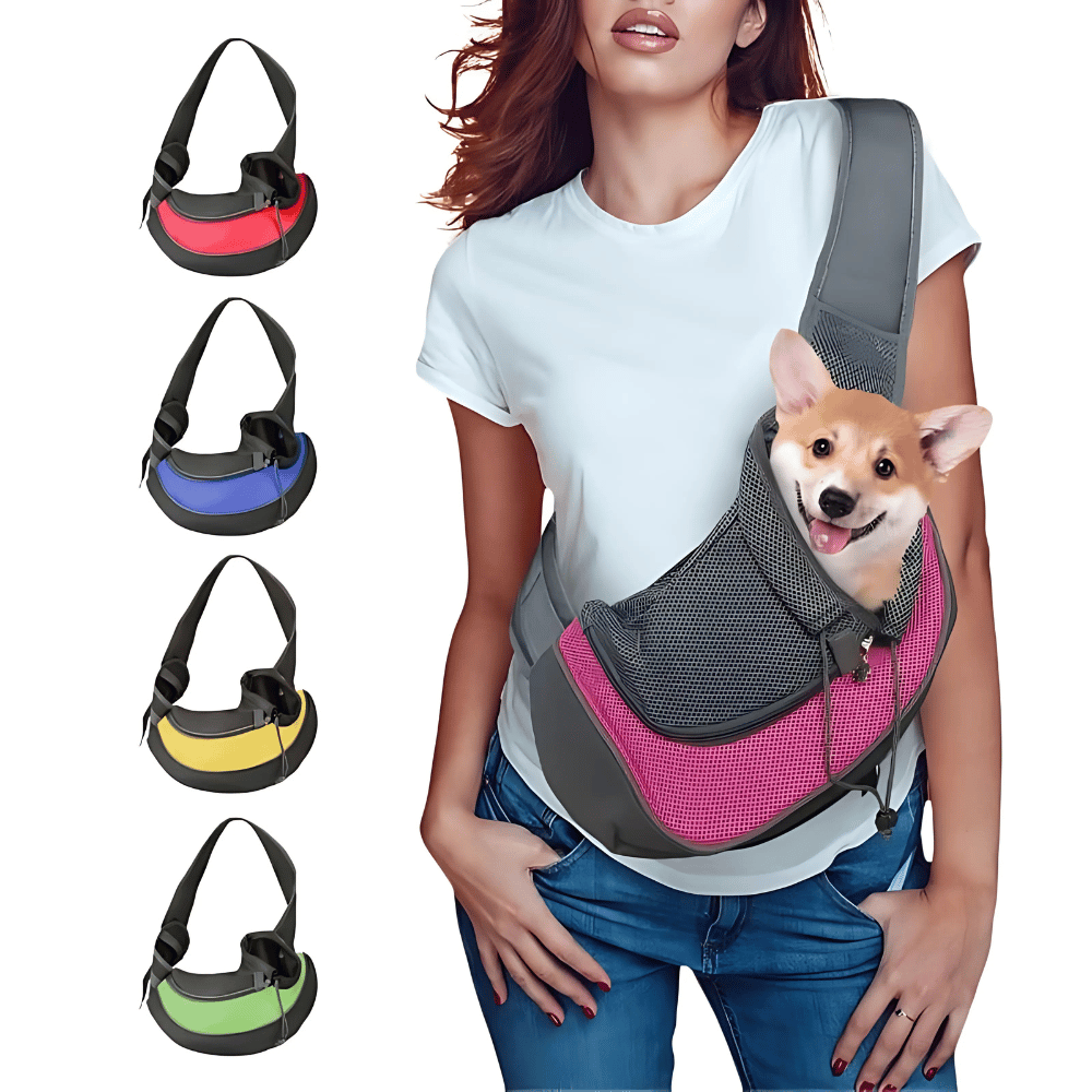 Pet Sling - Pet Carrier Shoulder Bag – Comfortable and Secure Travel for Small Pets - Yappyboo