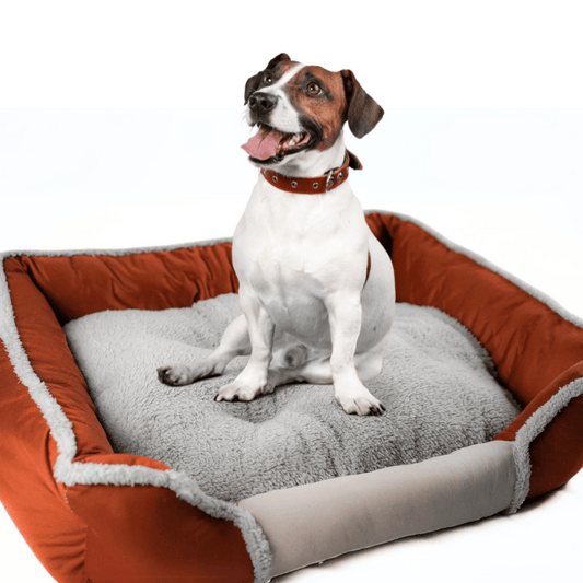 Cozy and Reversible 26'' Pet Bed with Removable Cushion - Yappyboo