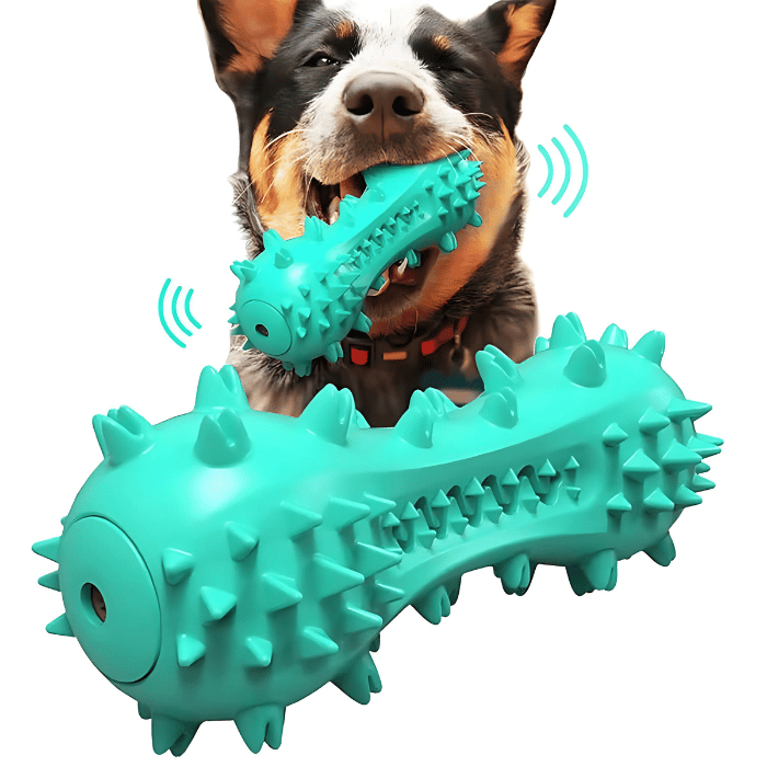 3 Pack Squeaky Dog Toothbrush Toys – Durable, Squeaky, and Perfect for Dental Health - Yappyboo