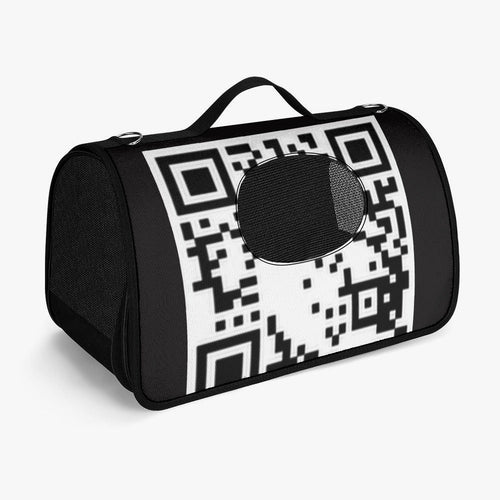 Pet Carrier Bag QR Code – Stylish and Functional Travel Companion