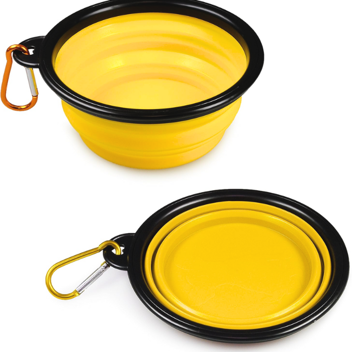 1000ml Collapsible Pet Bowl – Perfect for Travel, Hiking, and Outdoor Adventures - Yappyboo