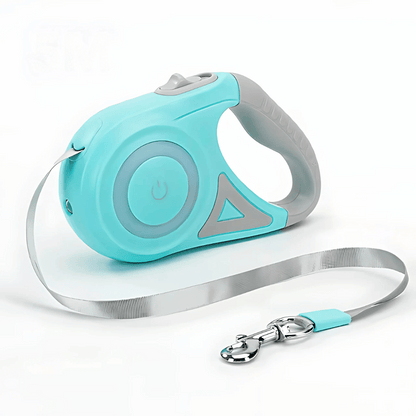 Automatic Retractable LED Dog Leash – Safe Night Walks with One-Hand Control - Yappyboo