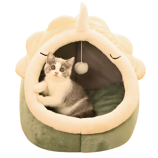 Adorable Dinosaur Pet House – Cozy and Fun for Cats and Small Dogs