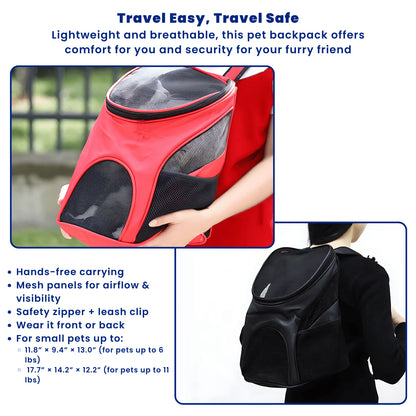 Comfy Small Pet Travel Backpack