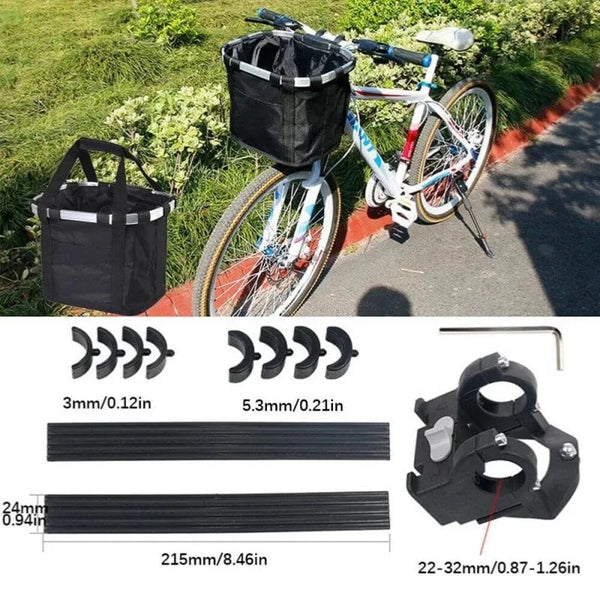 Compact Pet Bike Basket