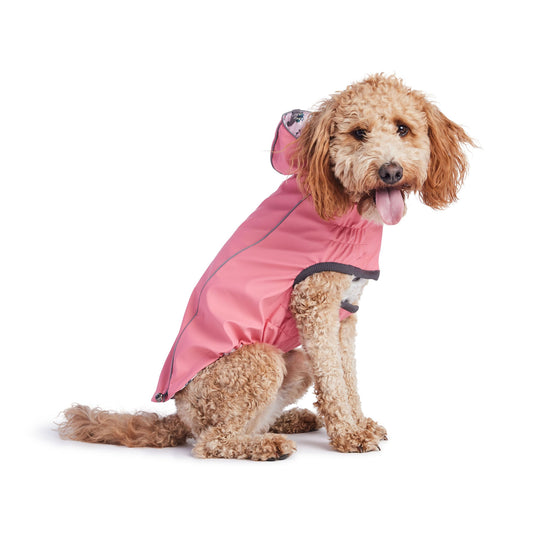 Reversible Waterproof Dog Raincoat – Stylish, Functional, and Adjustable