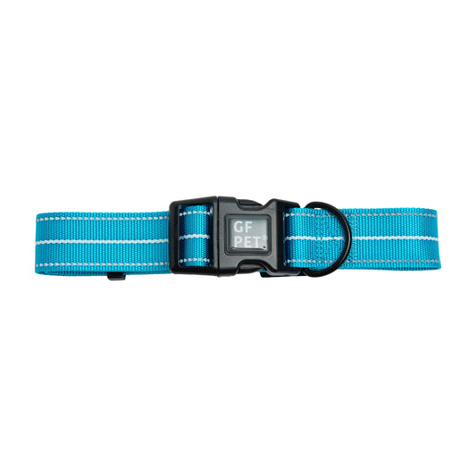 Reflective Dog Collar Blue – Adjustable, High-Visibility, and Durable