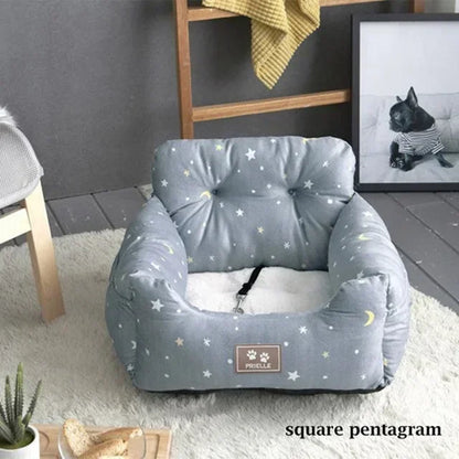 Cozy Pet Travel Dog Bed - Dog Seat Booster - Yappyboo 