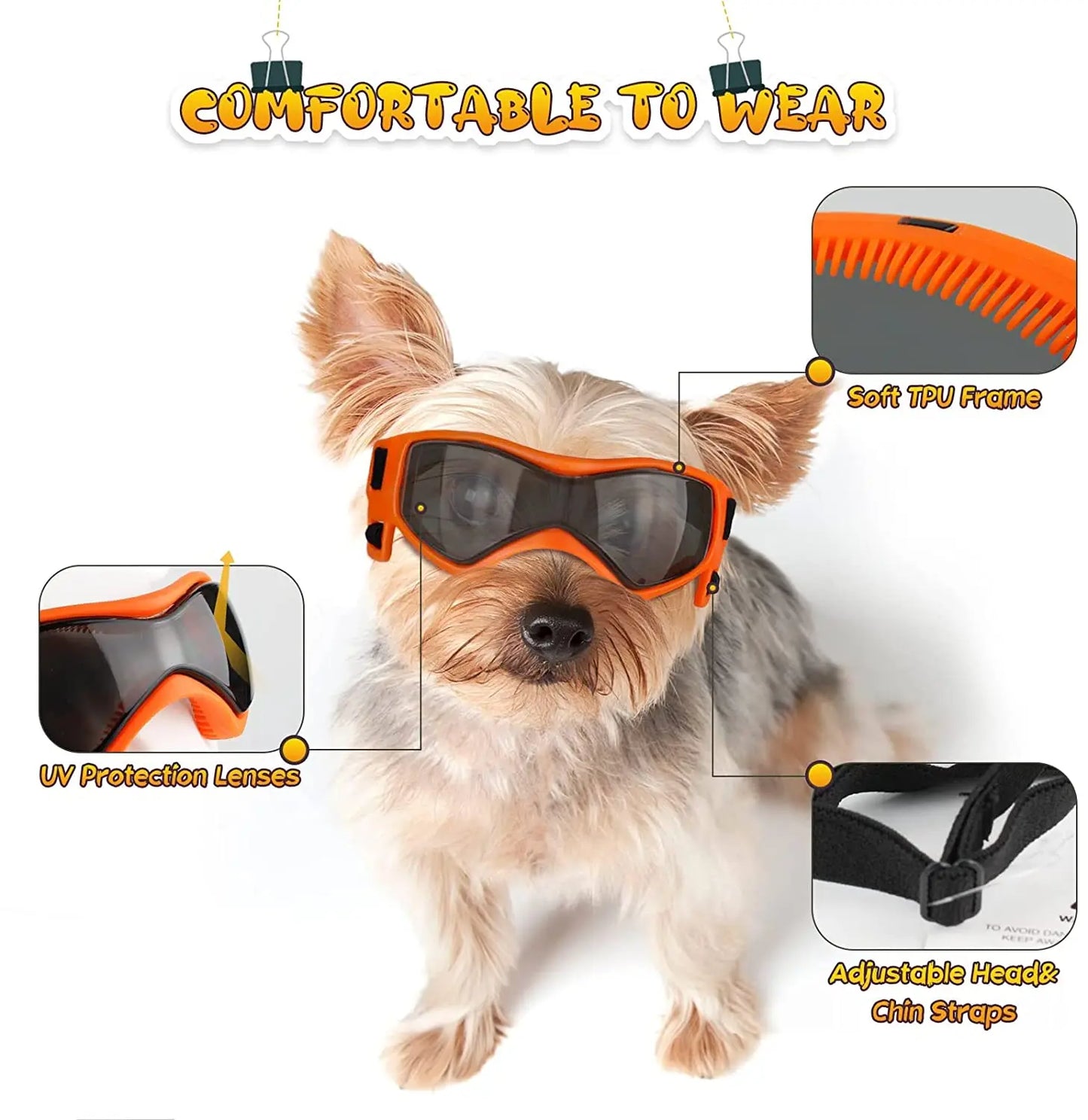 UV Protective Goggles for Dogs 