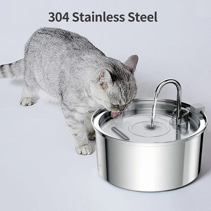 Quiet Stainless Pet Water Fountain