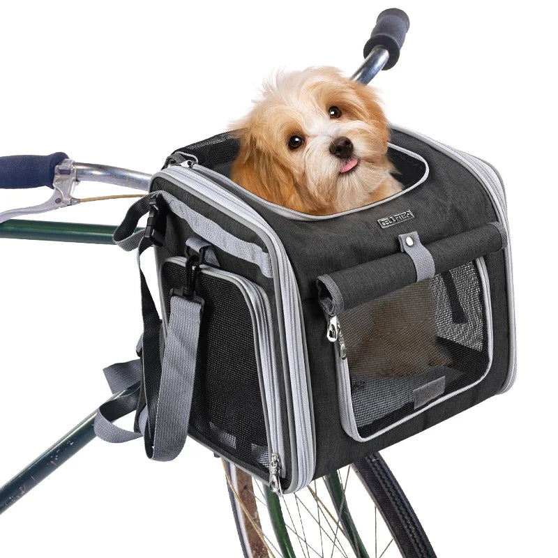 Pet-Friendly Dog Bike Basket