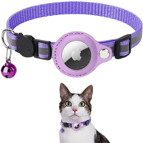 Reflective Airtag Case Collar for Cats and Dogs - Yappyboo