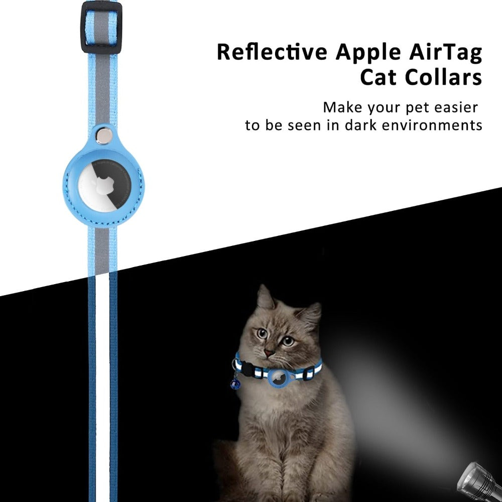 Reflective Airtag Case Collar for Cats and Dogs - Yappyboo