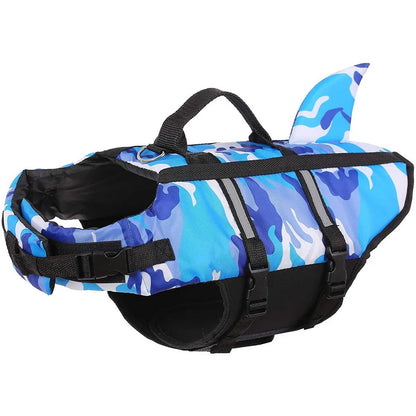 Shark Fin Dog Swim Vest - Yappyboo 