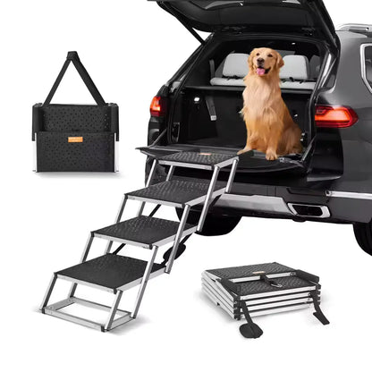 Wide Dog Car Steps for Car SUV and Truck - Up to 150 Lbs
