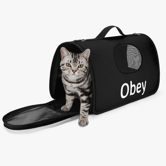 Pet Carrier Bag Obey – Sleek and Functional Design for Your Furry Companion