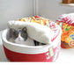 Cozy Ramen Bowl Cat & Dog Bed - A Warm, Adorable Hideaway - Yappyboo