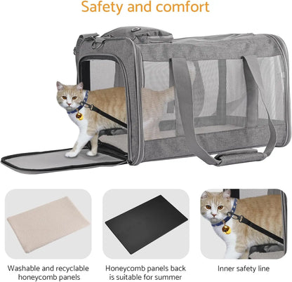 Airline-approved Pet carrier for Dogs and Cats
