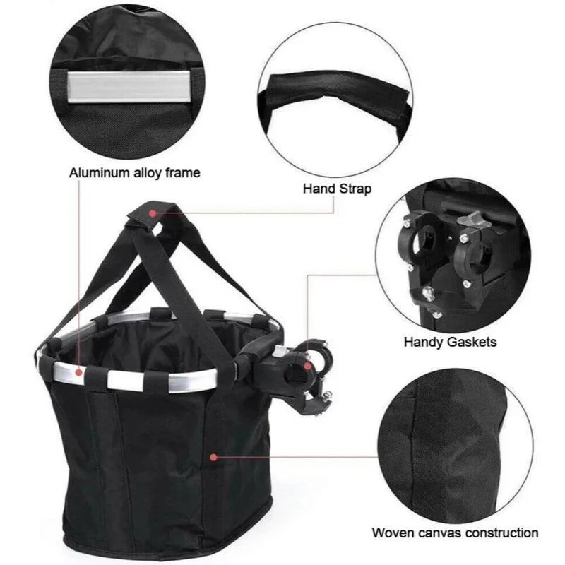 Compact Pet Bike Basket