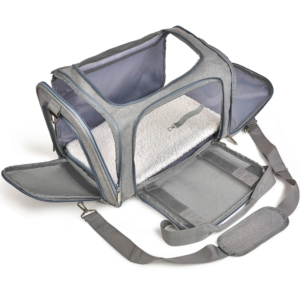 Travel Pet Carriers for Cats and Puppies – Lightweight, Collapsible, and Airline Approved