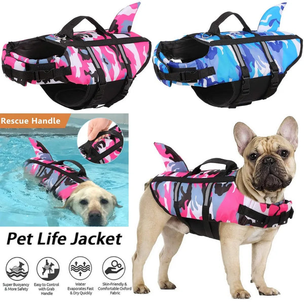 Shark Fin Dog Swim Vest