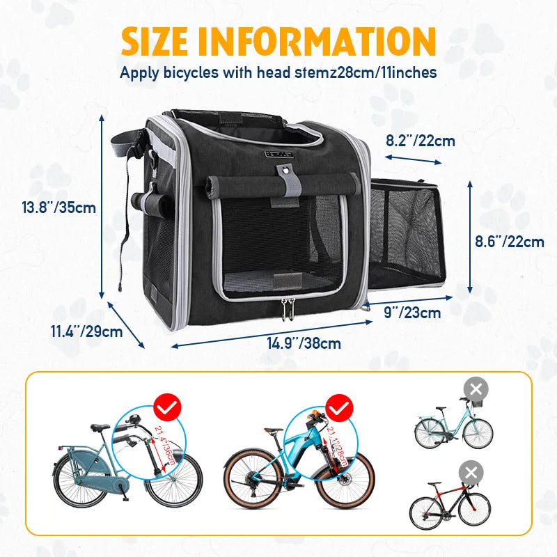 Pet-Friendly Bike Carrier