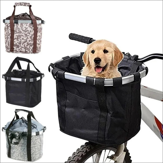 Compact Pet Bike Basket