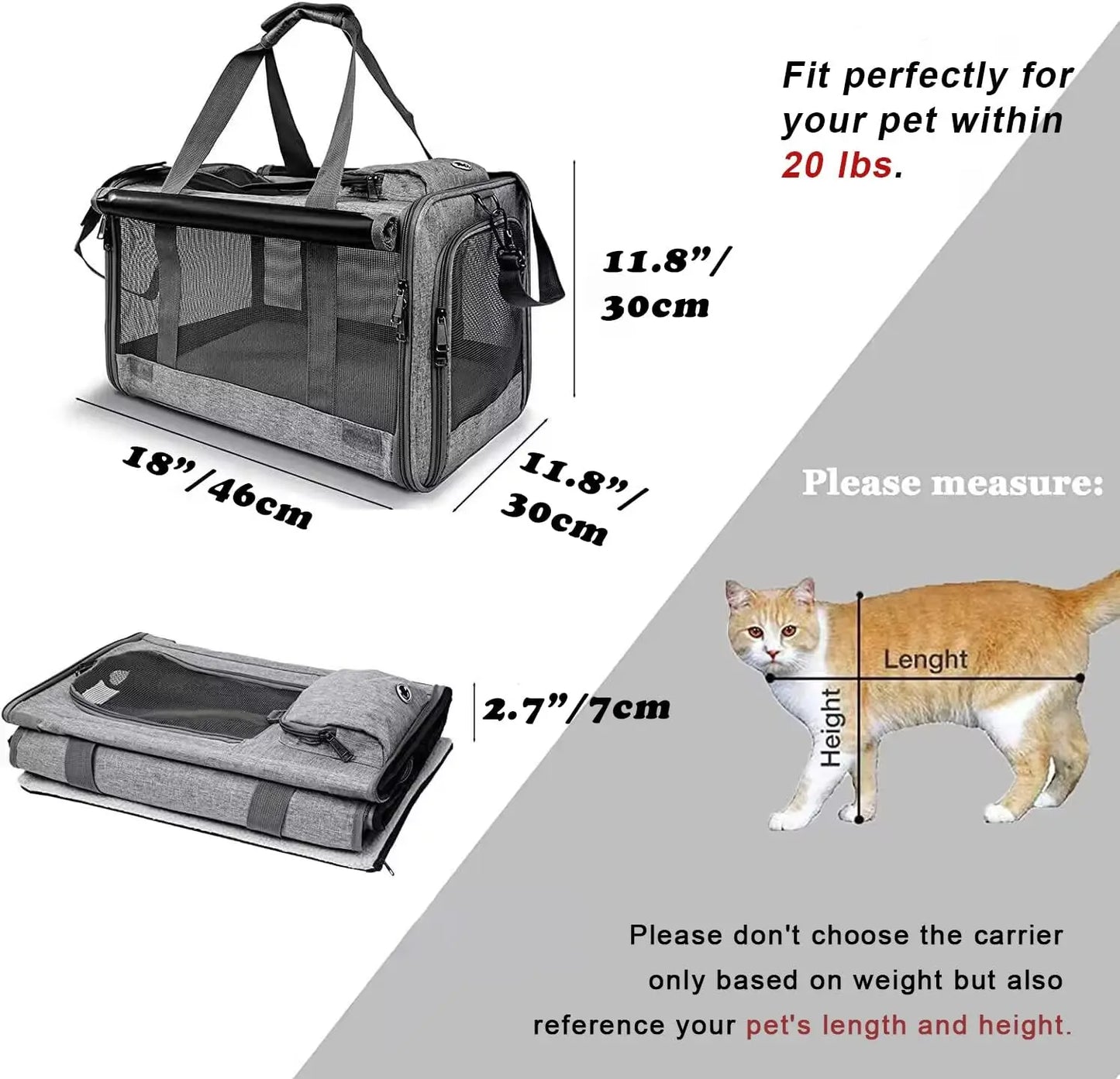 Comfort Travel Pet Carrier