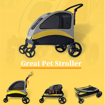 Easy-Roll Pet Adventure Stroller